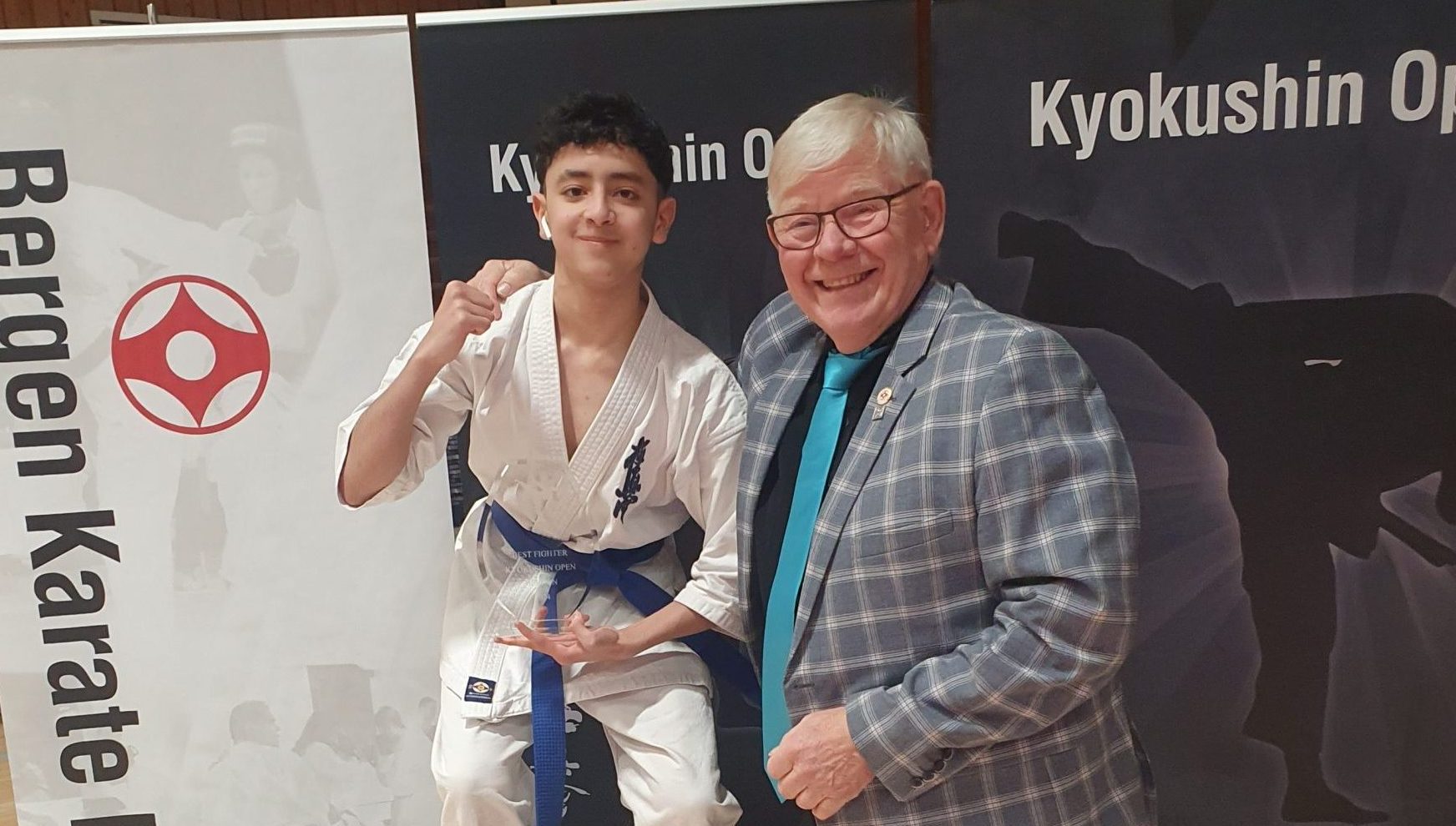 Juan Diego ble kåret til Beste Fighter i Kyokushin Open 2024